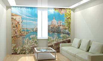 картинка Фотошторы Балкон в Венеции от магазина Рим-Декор