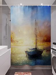 картинка Фотоштора для ванной Морская живопись от магазина Рим-Декор