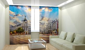 картинка Фотошторы Мадрид в сумерках от магазина Рим-Декор