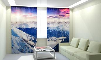 картинка Фотошторы Снежные вершины от магазина Рим-Декор