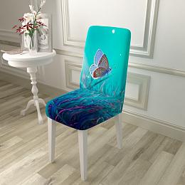 картинка Чехол для стула Бабочка в ночи от магазина Рим-Декор