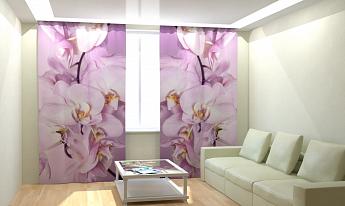 картинка Фотошторы Божественная орхидея от магазина Рим-Декор