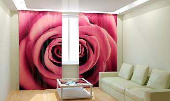 картинка Фотошторы Бархатная роза от магазина Рим-Декор