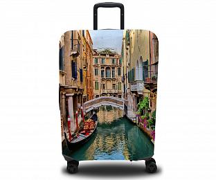 картинка Чехол для чемодана Венецианская улица от магазина Рим-Декор