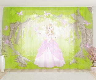 картинка Тюль Принцесса и бабочки от магазина Рим-Декор