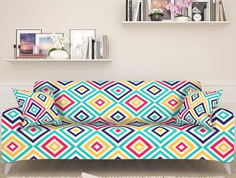 картинка Чехол для дивана Яркий орнамент 2 от магазина Рим-Декор