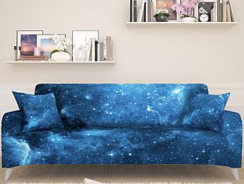 картинка Чехол для дивана Синее звездное небо от магазина Рим-Декор