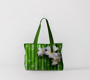 картинка Сумка-шоппер Цветы на бамбуке от магазина Рим-Декор