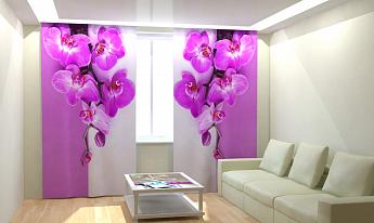 картинка Фотошторы Невероятная орхидея 2 от магазина Рим-Декор