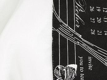 картинка Вуаль под лен с манжетой уилтшир черный от магазина Рим-Декор