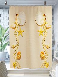 картинка Фотоштора для ванной Жемчужное колье от магазина Рим-Декор