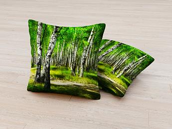 картинка Фотошторы Утренний березовый лес от магазина Рим-Декор