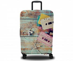 картинка Чехол для чемодана Аудиокассеты от магазина Рим-Декор