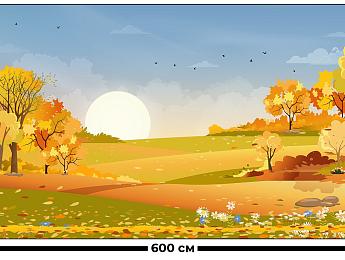 картинка Занавес Осенний пейзаж 4 от магазина Рим-Декор