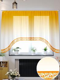картинка Фототюль арка Арка желтый градиент 2 от магазина Рим-Декор