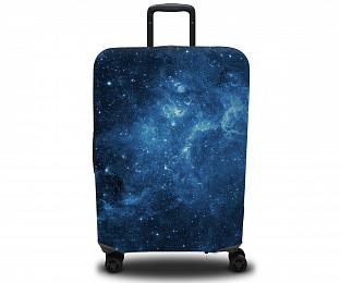 картинка Чехол для чемодана Синее звёздное небо от магазина Рим-Декор