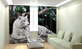 картинка Фотошторы Белый тигр от магазина Рим-Декор
