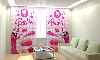 картинка Фотошторы Барби 3 от магазина Рим-Декор