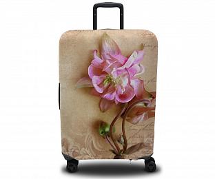 картинка Чехол для чемодана Фреска с цветком 1 от магазина Рим-Декор