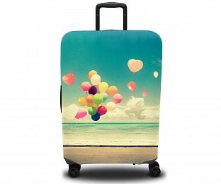 картинка Чехол для чемодана Улетающие шарики от магазина Рим-Декор