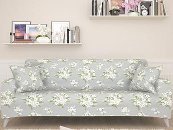 картинка Чехол для дивана Нарисованные цветочки 21 от магазина Рим-Декор