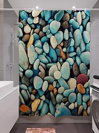 картинка Фотоштора для ванной Галька от магазина Рим-Декор