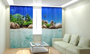 картинка Фотошторы Солнечный остров от магазина Рим-Декор