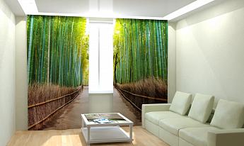 картинка Фотошторы Бамбуковый лес от магазина Рим-Декор