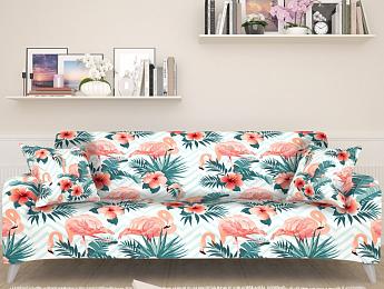 картинка Чехол для дивана Фламинго от магазина Рим-Декор