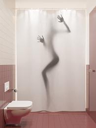 картинка Фотоштора для ванной Силуэт от магазина Рим-Декор
