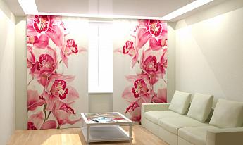 картинка Фотошторы Винтажные орхидеи от магазина Рим-Декор